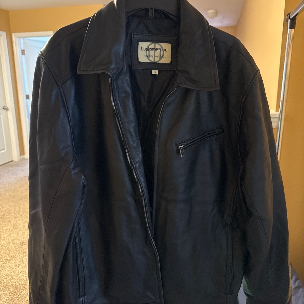 Boston Harbour leather jacket